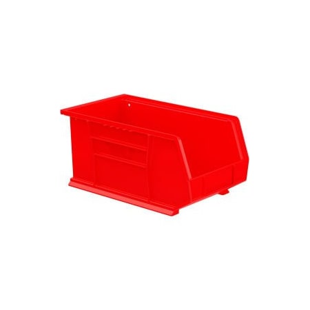 Akro-Mils Hang & Stack Storage Bin, Plastic, Red, 12 PK 30240 RED